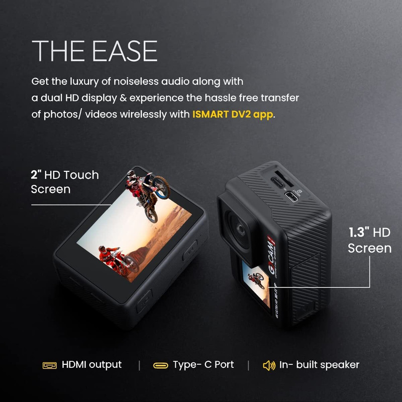 DIGITEK 5K 30FPS 48MP WiFi Action DAC-101 Sports and Action Camera(Black, 50 MP)