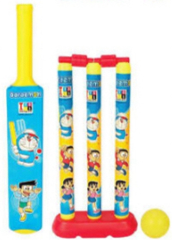 Jayaansh Traders Doremon 1 no cricket set For Kids… Sports Bowling Set