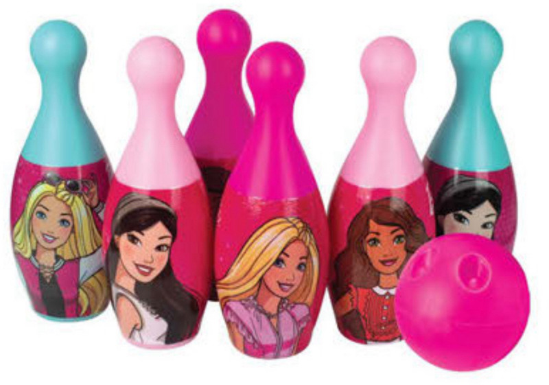 Jayaansh Traders Barbie Bowling Set 6 pins & 1 Boll Play For Kids. Sports Bowling Set