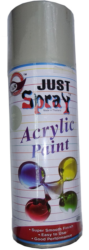 Just Spray Suzuki Silky Silver Spray Paint Gloss Finish Spray Paint Quick Dry Silver Spray Paint 400 ml(Pack of 1)