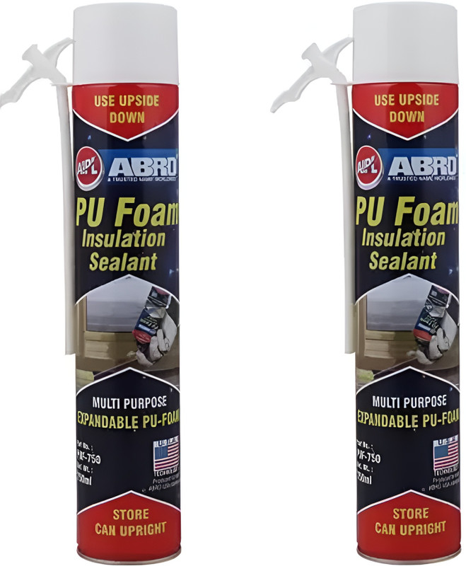 M&M HARIS ABRO PU FOAM INSULATION SPRAY Multipurpose White Spray Paint 1500 ml(Pack of 2)
