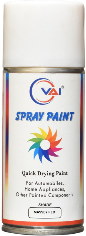 VAI Touch-up Spray paint MASSEY RED Red Spray Paint 225 ml(Pack of 1)