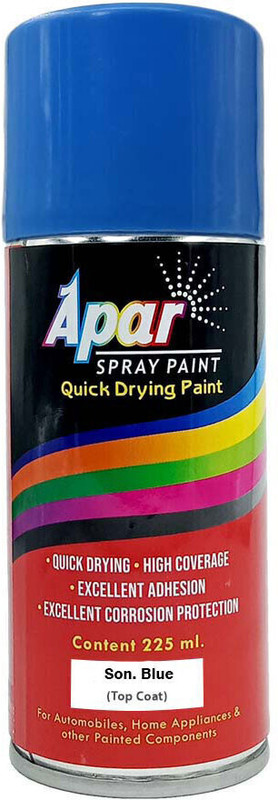 apar Spray Paint Son. Blue Compatible for Sonalika Tractors-225 ml(Pack of 1-Pcs), Blue Spray Paint 225 ml(Pack of 1)