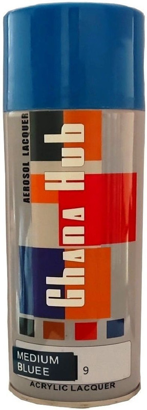 GHANA HUB Matt Black Spray Paint 450 ml(Pack of 1)