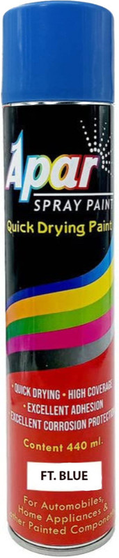 apar Automotive Spray Paint Ft. Blue - 440 ml , Blue Spray Paint 440 ml(Pack of 1)
