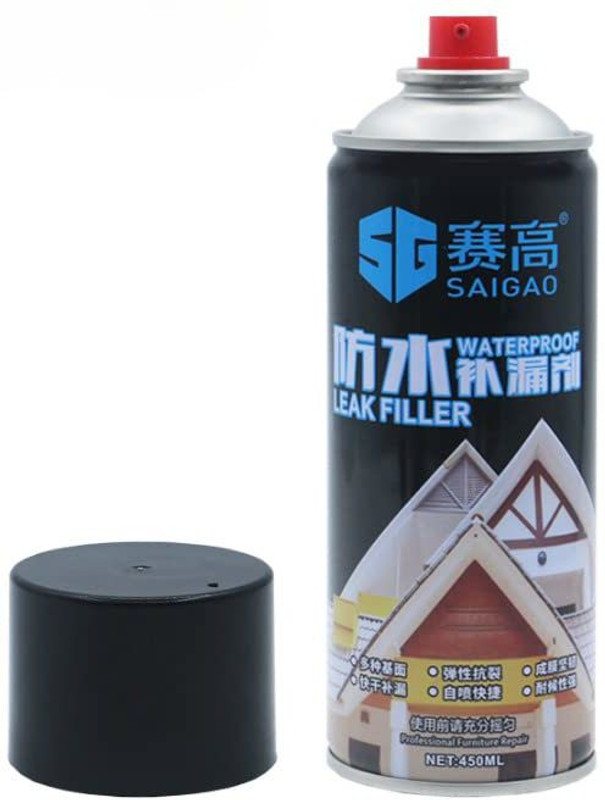 KRIYAART Waterproof Leak Filler Spray Rubber Flexx Repair Adhesive(450 ml)