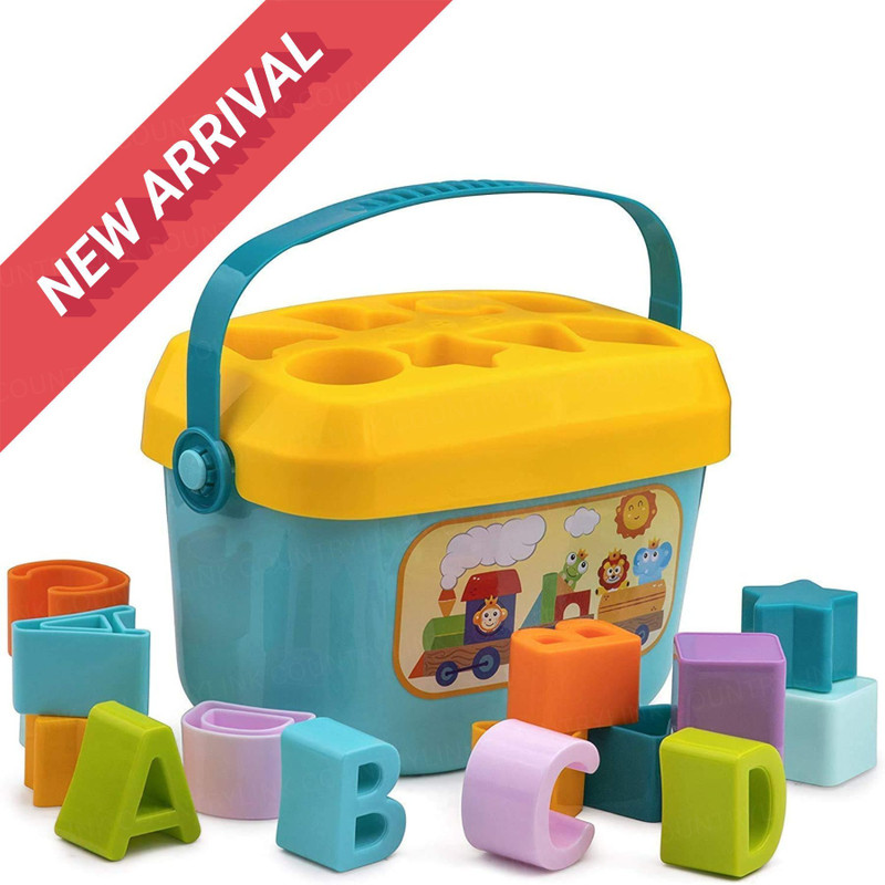 Toys R Us Bruin Colourfull Baby First Blocks Color & Shape Toy Educational Sorting Box for Kids(Multicolor)