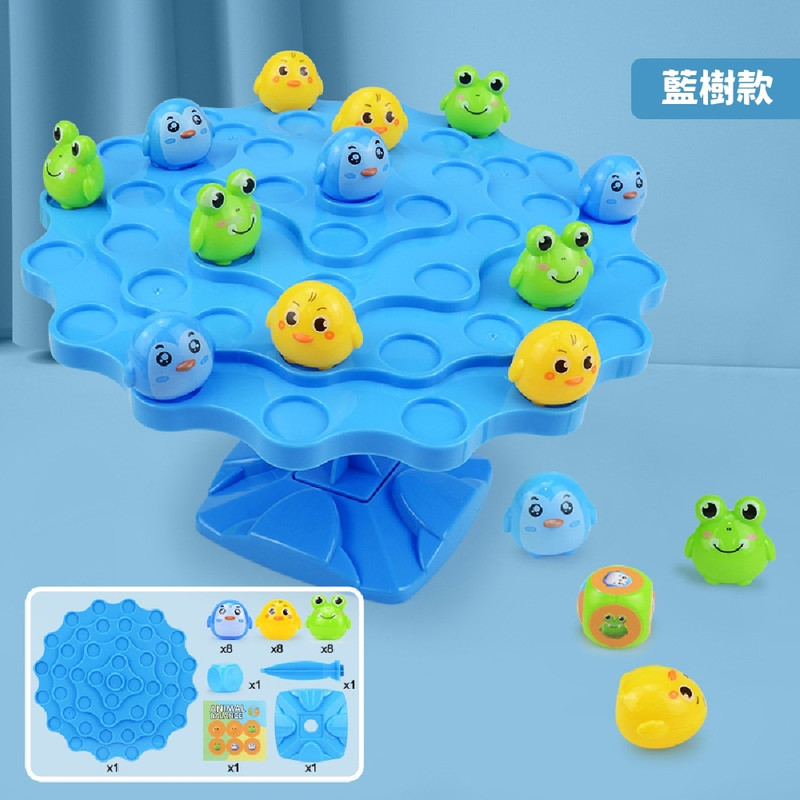 MAIRAAG Kids Balancing Chick Penguin Frog Board Game Toy with Dice & Stand(Multicolor)