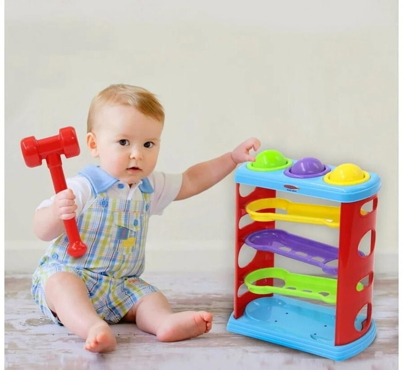 BHVMEY Ball Pounding Game Set for Baby Kids and Toddlers for Early Development(Multicolor)