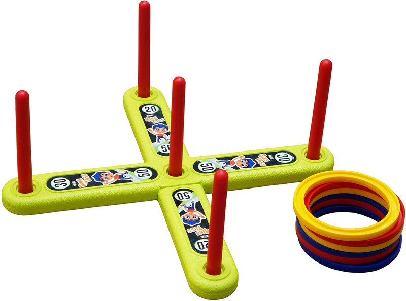 URBANE CHIC 5 Layered Ring Toss Throw Aiming Game Aim and Strike Stacking Toy(Multicolor)