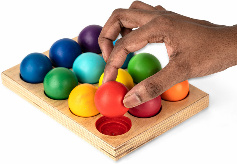 WoodBee Toys Colour Ball Sorter(Multicolor)