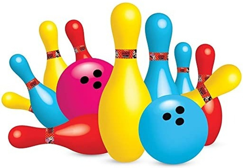 Tirth Bowling Set Junior 10Pins for Kids 3 years & above Bowling(Multicolor)