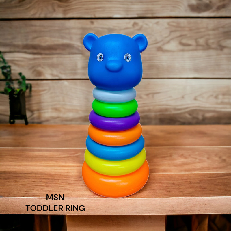 moye best deal New-born Children's Pyramid Tower Stacking Circle Toys| 7 ring(Multicolor)