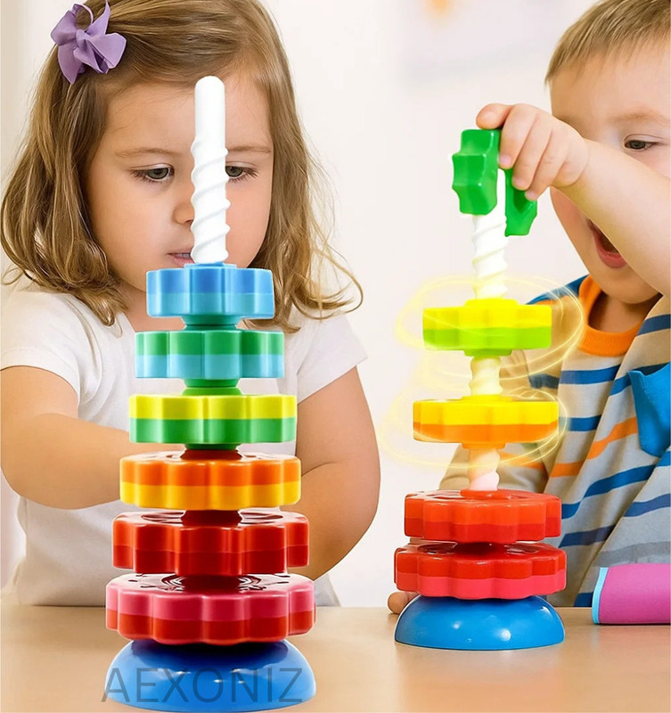 Evergreen toys Staked Wind Spinner(Multicolor)