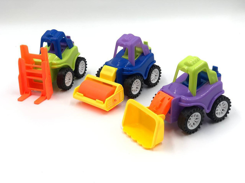 SWASHAA 3 Construction Vehicles Toy Cars Truck for Children (Multicolor, Pack of: 1)(Multicolor)