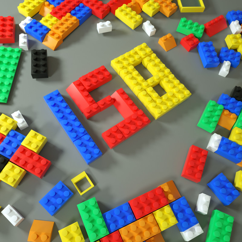 baybee 3 in 1 Town of House Building Blocks Toys for Kids Stacking Sorting Puzzle Games(Red, Yellow)