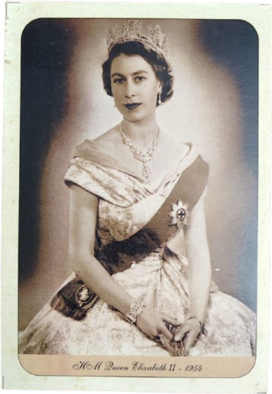 RB COINS Queen Elizabeth II Postcard Rare Collection (1954) Size 13×9 Stamps(1 Stamps)