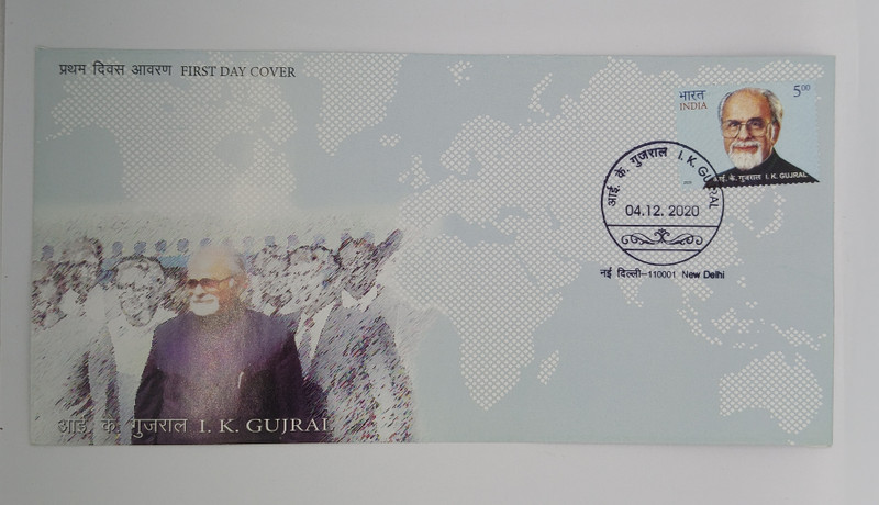 VJS India 2020 - I. K. Gujral Former Prime Minister (FDC ) First Day Cover Stamps(1 Stamps)