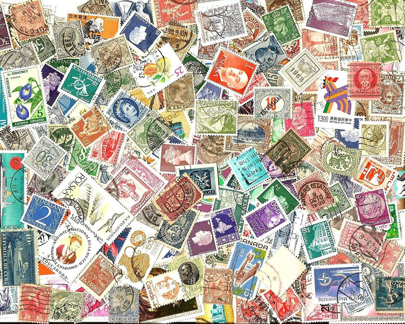 Philactibles Worldwide 100 Different Postage Stamps Stamps(100 Stamps)