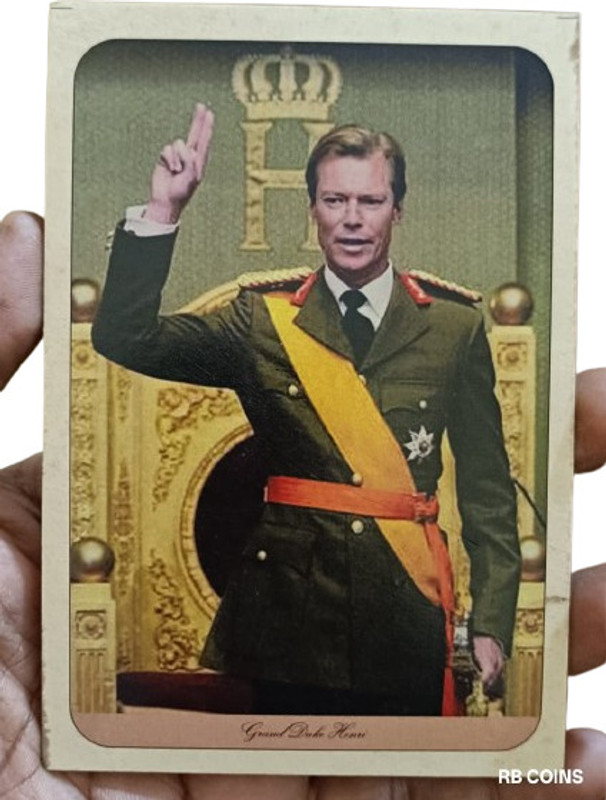 RB COINS Very Rare Grand Duke Henri Picture Post Card Stamps(1 Stamps)
