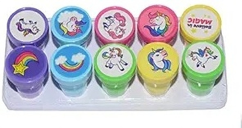 BLUSHSKIN UNICORN ATHIETE DINOSAURS STAMP Stamps(10 Stamps)