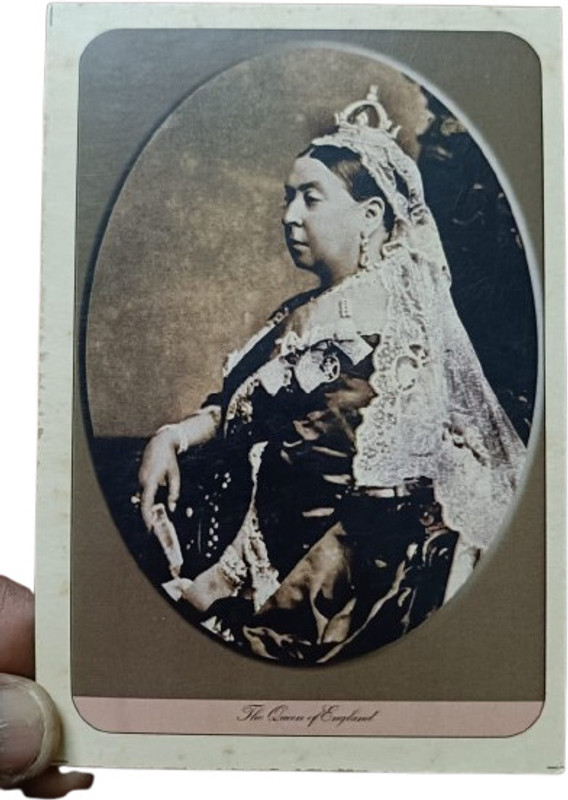 RB COINS Vintage post Card Queen victoria 1819 1901 as Empress india 13×9 Size Stamps(1 Stamps)