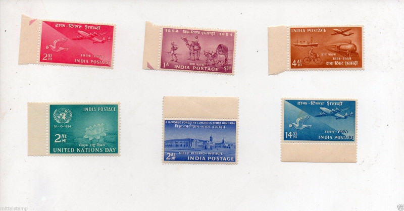 MITTAL 1952 COMPLETE YEAR SET Stamps(6 Stamps)