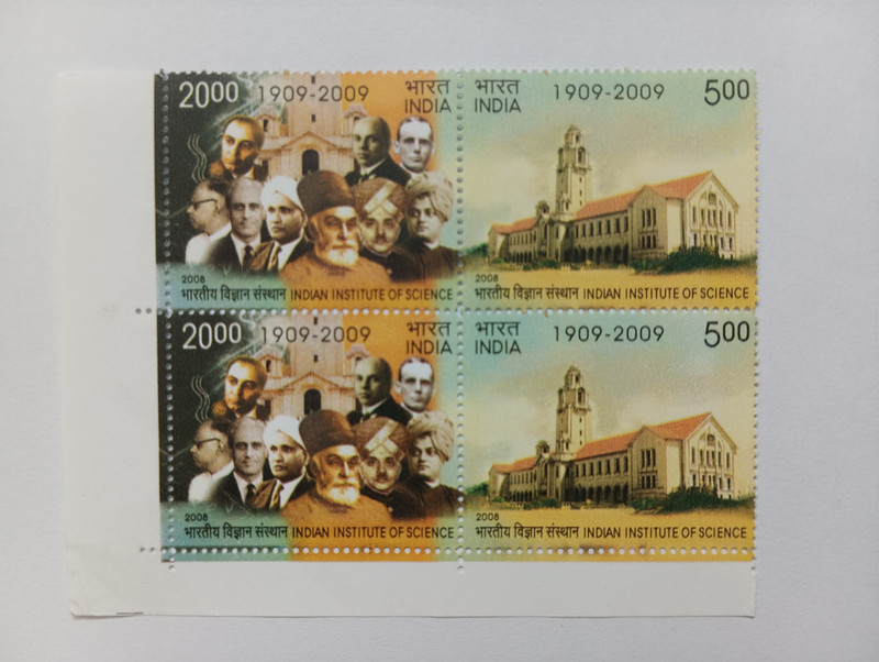 VJS 2008 - Indian Institute of Science Stamps Stamps(4 Stamps)