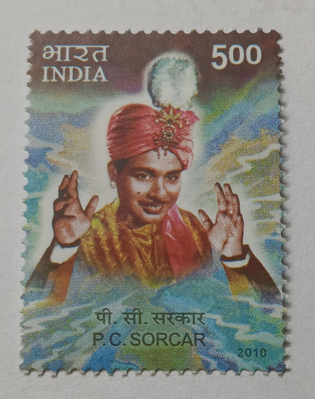 VJS India 2010 - P C Sorcar Magician Magic Single Mint Stamp Stamps(1 Stamps)