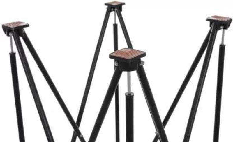 HHS SPORTS Carrom Stand Folding Carrom Stand Foldable Carrom Board Stand D Carrom Stand(Steel, Black)