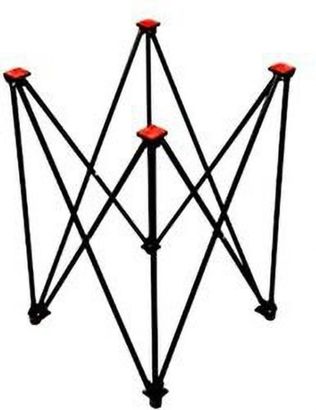 HHS SPORTS Aluminium Medium Foldable Height Adjustable Carrom Stand Carrom Stand(Steel, Black)