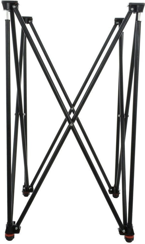 SYNCO Folding Carrom Stand(Steel, Black)