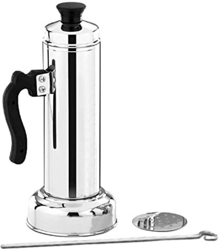 Prithi Home's and Kitchen Puttu Maker/Puttu Kudam/Puttu Kutty Suitable for Pressure Cokker Stainless Steel Steamer(1 L)
