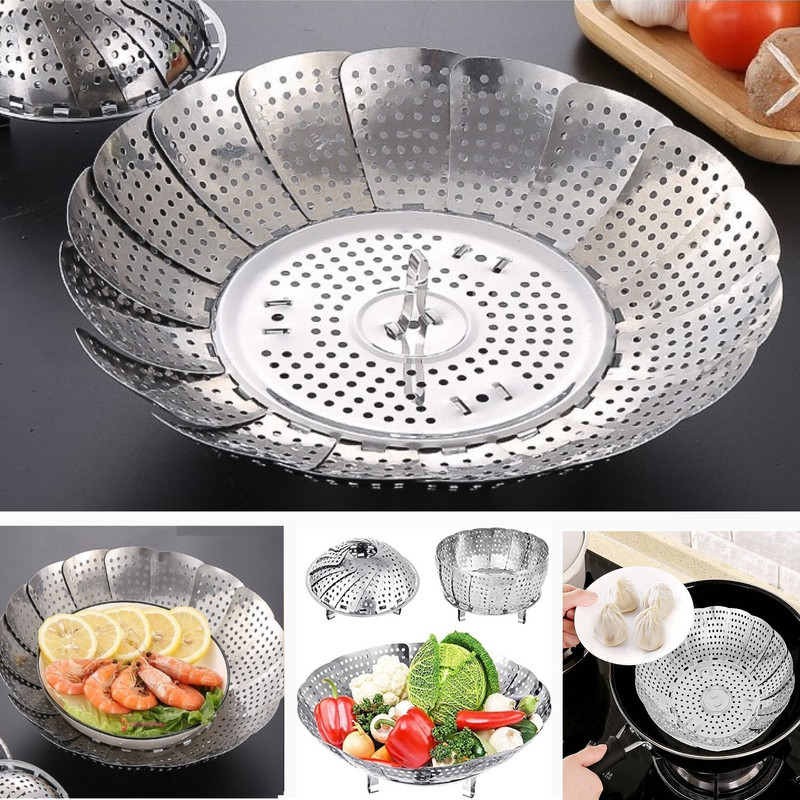 quedoris Multipurpose Vegetable Steamer Stainless Steel Steamer(1 L)