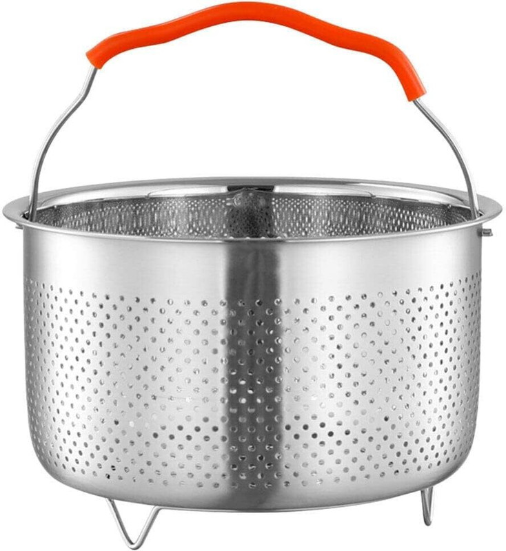 Lexara Stainless Steel Steaming Basket - Insert Rack Strainer Colander Stainless Steel Steamer(2 L)