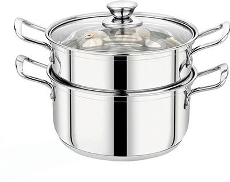 MAXFRESH Maxfresh 2 TIER 20X2 Steamer Stainless Steel Steamer(2 L)