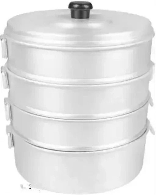 vasundhra Aluminium momo steamer 8x4 Aluminium Steamer(4 L)