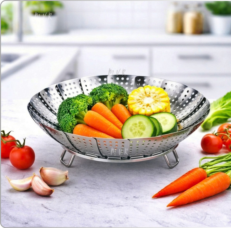 MVR ENTERPRISE VSB0001 Stainless Steel Steamer(1 L)