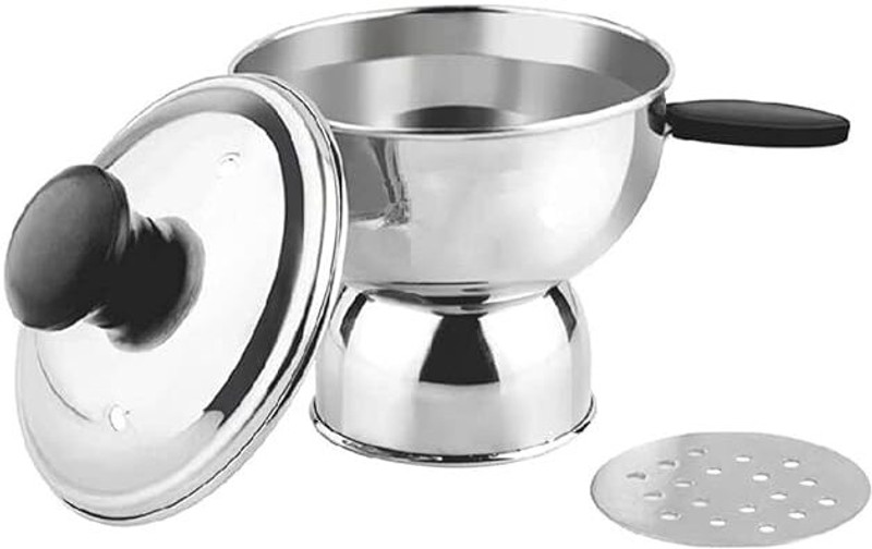 ZAILAND Steel Chiratta Puttu Maker Use with Pressure Cooker/Puttu Kutti-Puttu Steamer- Steel Steamer(0.3 L)