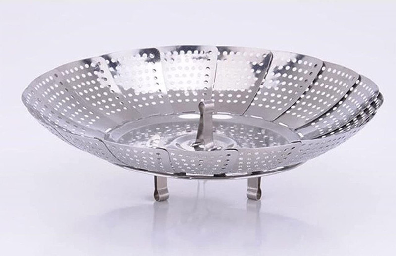 parspar Vegetable Steamer of Stainless Steel Steamer Retractable, Foldable Multipurpose Stainless Steel Steamer(0.5 L)