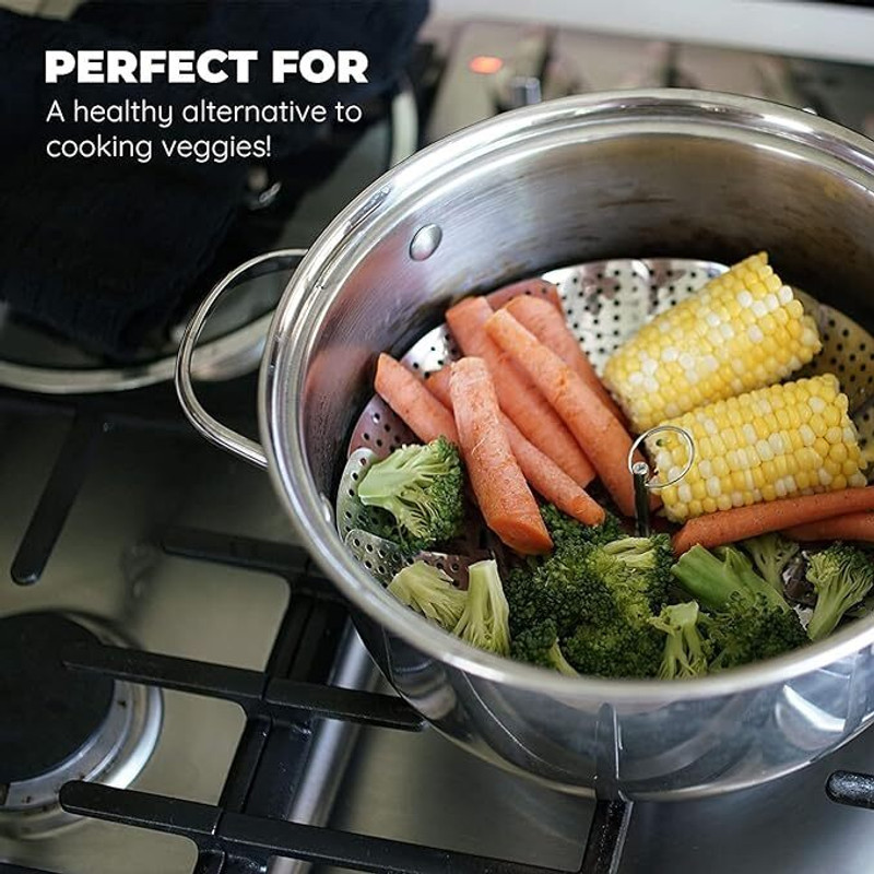 SeaRegal Vegetable SteamerBasket forcooking Momo Stainless Steel Steamer(1000 L)
