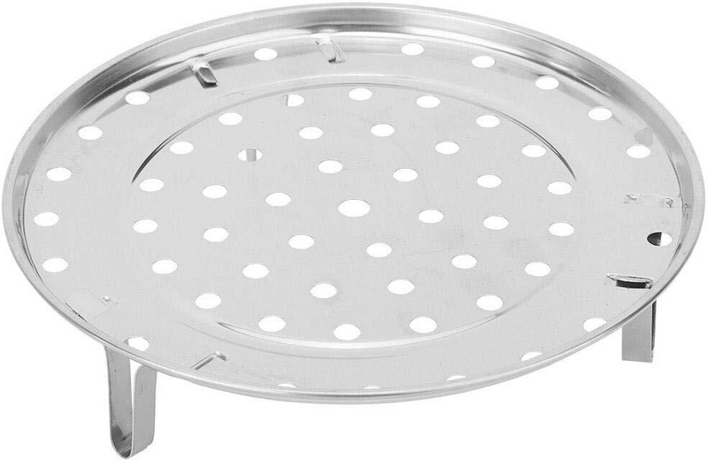 Snevad 2 PCS Stainless Steel Steamer Basket for Cooking - Round Rack for Pots Stainless Steel Steamer(1 L)