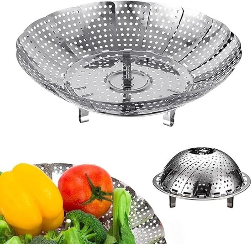 Kingmart STEAMER BASKET A7 Stainless Steel Steamer(1 L)