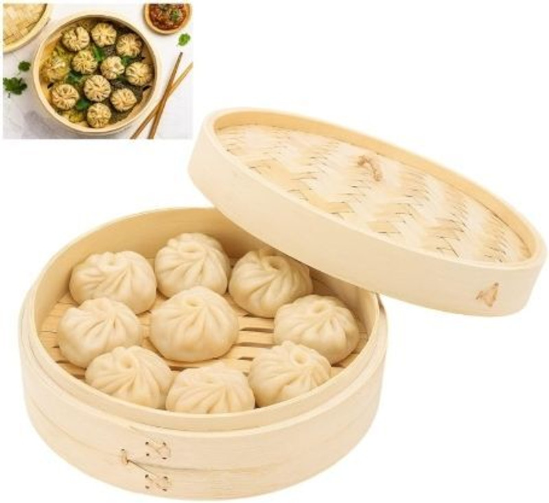 NEETU CREATIONS B00UFT89WM Bamboo Steamer(7 L)