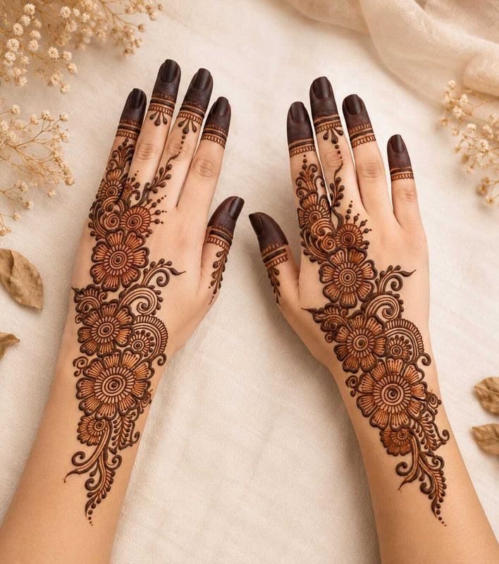 Rosh Fashion Henna Unique Mehendi design stencil set for women full hand |Bridal |Special(Floral Pattern, Arabic Designs, Royal floral)