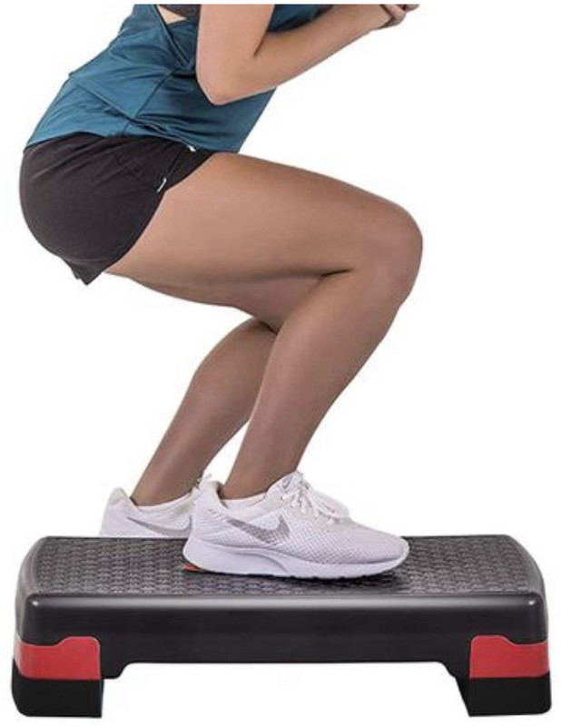 wellfitness Unique stepper Stepper(Black, Red)