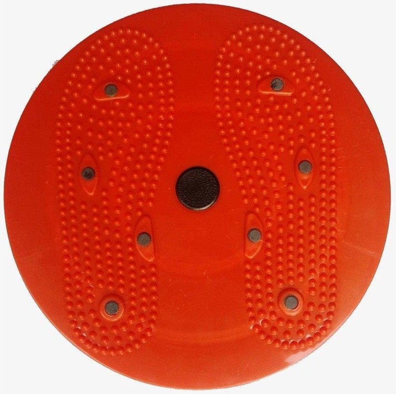 KRISHNA tummy twister acupressure mat with magnets for abs and body toning exercise Stepper(Multicolor)