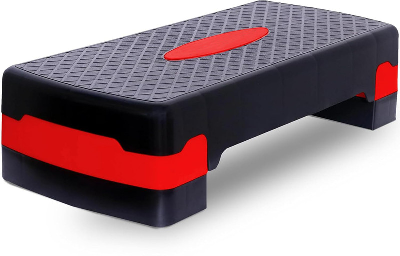 AtNSports Aerobic Gym Stepper Stepper(Black, Red)
