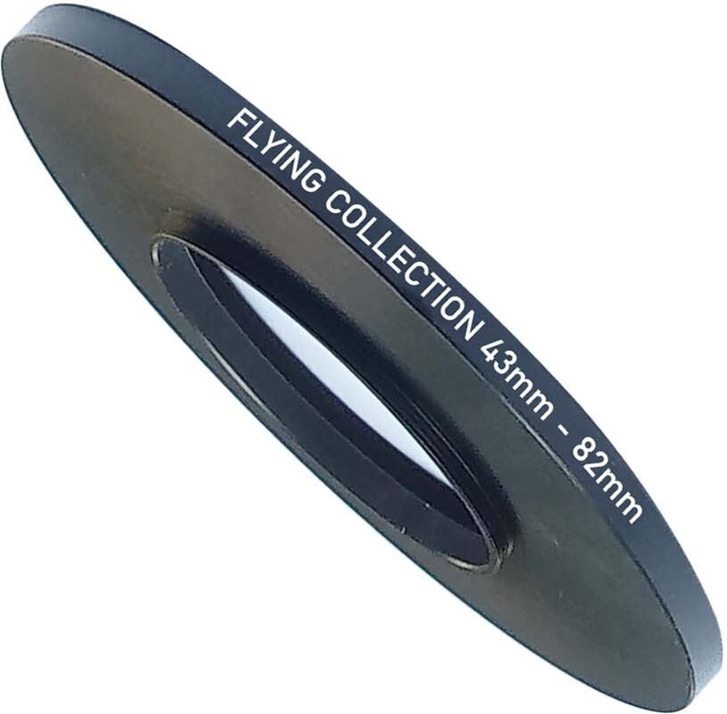 FLYING COLLECTION Step Up Ring 43mm - 82mm Lens Step Up Ring Adaptor for 82mm All Filter Attechment [ 43mm to 82mm ] Step Up Ring(43 - 82 mm)