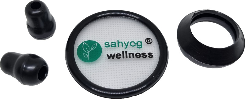 Sahyog Wellness Spare Parts Accessories Kit for Stethoscope used for Medical Students & Doctors SWST05 Stethoscope Ear Knobs(Black)